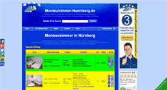 Desktop Screenshot of monteurzimmer-nuernberg.de